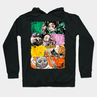 Demon brushstrokes Hoodie